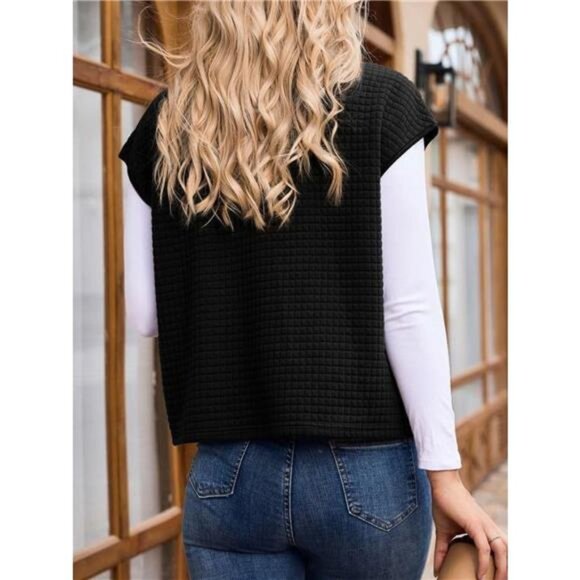 Zip-Up Vest Coat - Picture 5 of 9